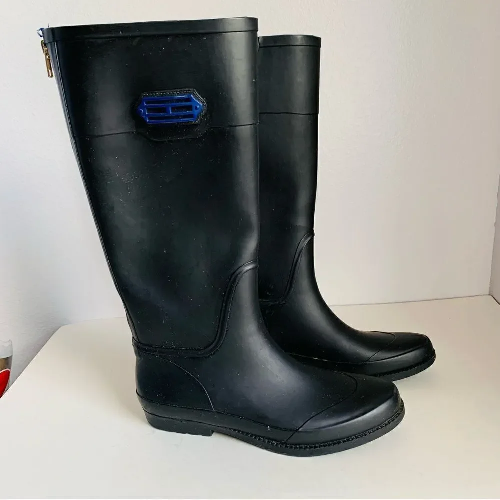 Tommy Hilfiger Black Rain Boots‎